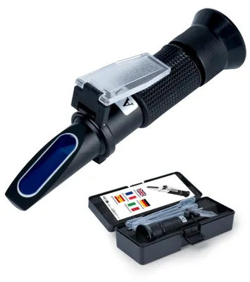 4-in-1 Antivries Refraktometer, Handrefraktometer