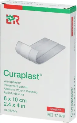 Productafbeelding van Lohmann & Rauscher Curaplast Pleister 6 X 10 Cm Sensitive (10 stuks)