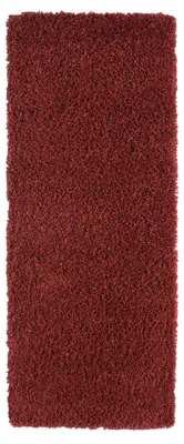 Obrázek produktu pro Koberec MY-RUG, koberec s vysokým vlasem Shaggy Star, 200x80, červený, mírně lesklý, extra nadýchaný, běhoun