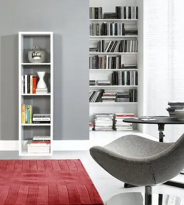 Produktbild von Regal Bücherregal Mauro in weiß 38 x 142 cm