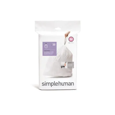 Immagine prodotto di Sacco per rifiuti Simplehuman 45 L Codice M