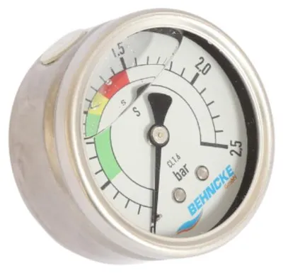 Zdjęcie produktu dla Manometr Behncke 0–2,5 bar R 1/8"