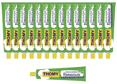 Immagine prodotto di Thomy Delikatess Remoulade cremosa aromatizzata con erbe 100ml confezione da 15