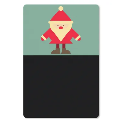 Produktbild von MuchoWow® Mauspad Mousepad Illustration - Weihnachten - Weihnachtsmann - Zitate - Blau - Vintage 18x27 cm - Mousepads - Maus Mat - Pad - Mausunterlage