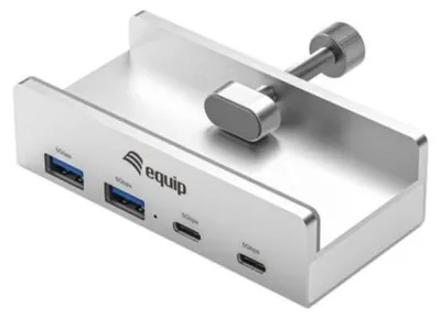 Obrázok produktu pre USB rozbočovač s 4 portami a klipom, 5 Gbit/s