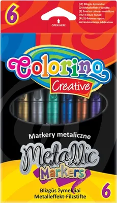 Immagine prodotto di Pennarelli metallizzati Colorino 6 colori
