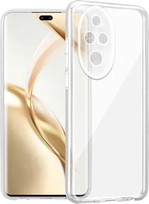 Produktbild von Cadorabo Hülle für Honor 200 Pro Hülle Silikon Handyhülle Case Cover aus [Nie vergilben Technologie], Kratzfeste und stoßfeste Schutzhülle VOLL TRANSPARENT