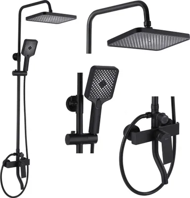 Immagine prodotto di Set Doccia da Incasso Rea Hass Black