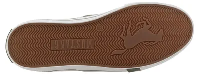 Produktbild von Mustang Herren Sneaker aus Canvas mit Sternen-Details 26M0151002, Größe:42 EU, Farbe:Grün