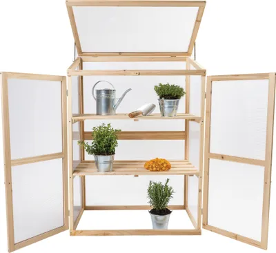 Produktbild von Gewächshaus Hochbeet Treibhaus Frühbeet Spätbeet Salatbeet Gemüsebeet