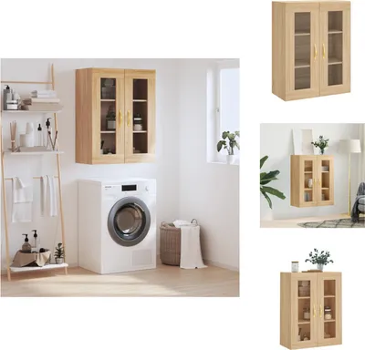 Image de vidaXL Armoire murale Chêne Sonoma 69,5x34x90 cm - Sideboards