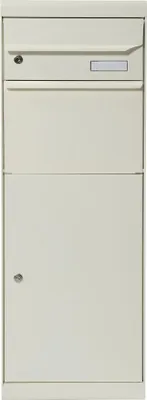 Produktbild von MEFA Paketbriefkasten Maple 661 Farbe Reinweiß semi matt, Postkasten mit Schloss
