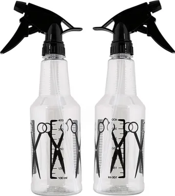 Produktbild von 2 Stück Sprühflasche Friseur - 500ml Handsprüher für Haare - Zerstäuber Sprayflasche für Pflanzen Pumpflasche wiederverwendbare Nebelsprühflasche Wassersprühflasche Pflanzensprühflasche leer
