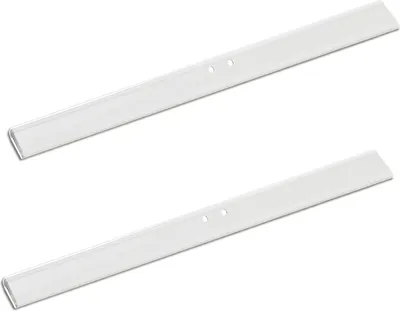 Produktbild von Gummilippe Ersatzlippe Weiß Silikon 25cm für Duschabzieher 2 Stücke