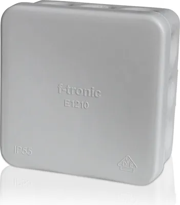 Immagine prodotto di Scatola di giunzione F-TRONIC E1210, 80x80x37 mm, grigio