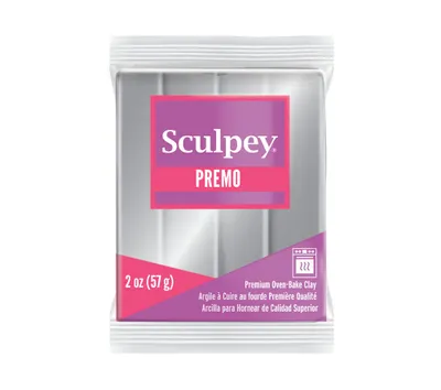 Produktbild von Sculpey PREMO silber - 1 Stück