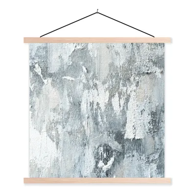Produktbild von MuchoWow® Textilposter Farbe - Industrie - Design 60x60 cm mit holzfarbenen Rahmen - Wanddekoration