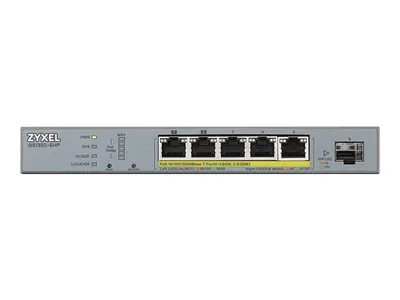 Produktbild von ZyXEL GS1350-6HP - Switch - Smart - 5 x 10/100/1000 (PoE+)