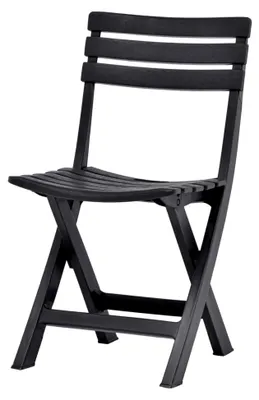 Produktbild von Klappbare Gartenstühle 2 Stück Kunststoff Anthrazit