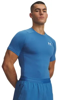 Obrázok produktu pre Tričko s krátkym rukávom Under Armour Heatgear Armour, modré, veľkosť XS / Regular, pánske