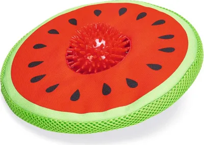 Produktbild von Beeztees Hundespielzeug Melone Spikie Neopren rot 25 x 8 x 8 cm