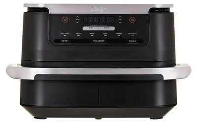 Image de Friteuse Ninja AF550EU Double 6,6 L Autonome 2470 W Friteuse à air chaud Noir, Argent