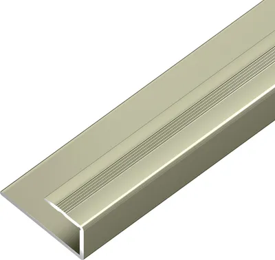 Obrázek produktu pro AP27/9 ukončovací lišta, pro laminát ACARA, hliník elox titan, 8,8 mm, 2,7 m