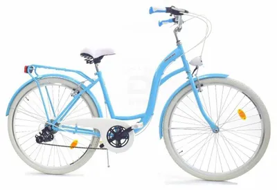 Zdjęcie produktu dla Rower Dallas City 26" 7spd - niebieski z białym