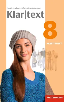 Produktbild von Klartext 8. Arbeitsheft. Differenzierende allgemeine Ausgabe
