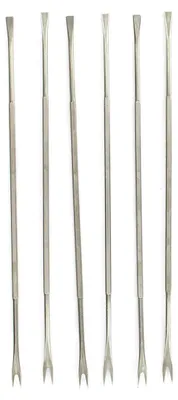 Image de Lot de 6 fourchettes à crustacé en acier inoxydable 18,5 cm Fackelmann