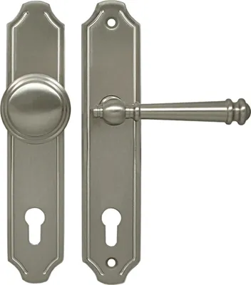 Produktbild von Haustür Schutzbeschlag Kos LS Nickelmatt HS 92 mm Kn - Dr