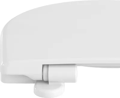 Produktbild von SEPIO Toilettendeckel, Oval Weiß, Antibakterieller WC-Sitz mit Einfache Montage und Reinigung