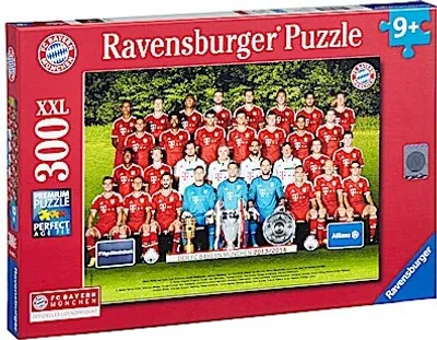 Immagine prodotto di Ravensburger 13079 - FC Bayern Monaco, stagione 2013/14 - Puzzle da 300 pezzi