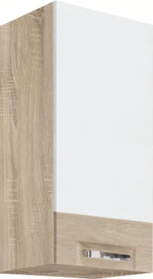 Productafbeelding van Keukenwandkast - PREMIO 30G - Wandkast 30 cm, beige hoogglans