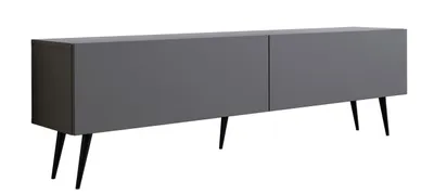 Obrázok produktu pre TV skrinka : antracitová, čierne nohy, 170 x 52 x 32 cm