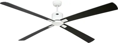 Produktbild von Energiespar Deckenventilator mit Fernbedienung Eco Neo III WiFi 180 cm Weiß Flügel Wenge / Silbergrau