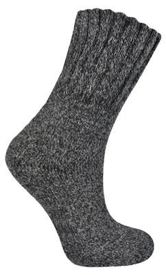 Image de L-Merch - Chaussettes pour hommes/femmes unies - Hiver LT4261 (35 EU - 38 EU) (gris foncé)