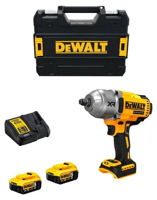Imagen del producto de Llave de Impacto DeWALT DCF900P2T (2 x 5,0 Ah + DCB115 + TSTAK II)