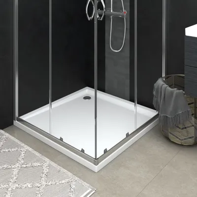 Produktbild von vidaXL Brodzik prysznicowy ABS kwadratowy 90x90 cm