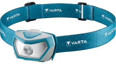 Produktbild von Varta 16650 101 421, Stirnband-Taschenlampe, Aqua-Farbe, Acrylnitril-Butadien-Styrol (ABS), Polycarbonat (PC), Polymethylmethacrylat (PMMA), Tasten, 2 m, IPX4
