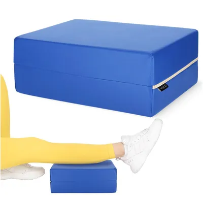 Produktbild von 4FIZJO Rehabilitationswürfel 40 × 30 × 15 cm, Massage- und Therapiehilfe, aus Schaumstoff, Blau