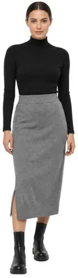 Immagine prodotto di Abito a maglia da donna, marca Zara, modello midi, colore grigio, taglia L