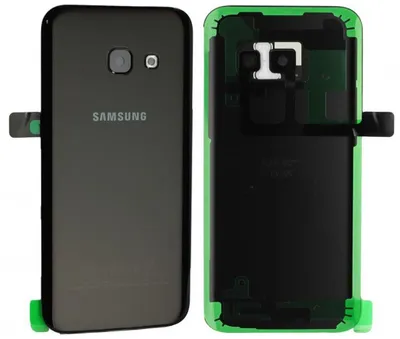 Produktbild von Original Samsung Galaxy A3 2017 A320F Backcover Akkudeckel GH82-13636A schwarz Battery Cover