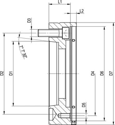 Produktbild von RÖHM Zwischenflansch CAPTIS- 52/65 A