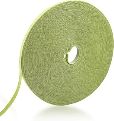 Immagine prodotto di Fascette per piante - Verde - 20 m - Larghezza 10 mm - Rotolo in velcro resistente alle intemperie - Fascette per piante - Fascette serracavi - Chiudibili - Nastro per piante