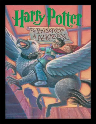 Produktbild von Harry Potter And The Prisoner Of Azkaban - Gerahmtes Poster, Buchumschlag PM8075 (40 cm x 30 cm) (Bunt)