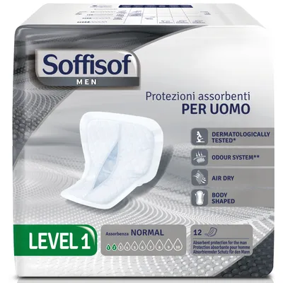 Image de Soffisof Men Level 1 - 12x Protection Fuite Urinaire - Protection Urinaire Homme - 2 Gouttes