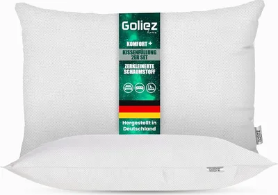 Produktbild von Goliez Kissenfüllung 2er Set Kissen für Bett Kopfkissen Innenkissen Dekokissen Sofakissen Zierkissen Füllung (40x60 cm)