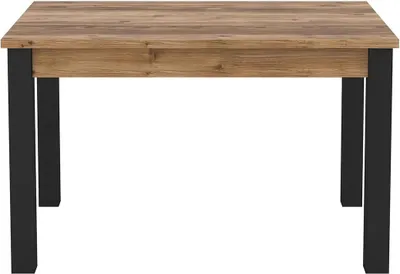 Zdjęcie produktu dla Stół rozkładany OLIN Szerokość 130 cm - 175 cm Appenzeller / czarny Helvetia Meble 24ABJC92