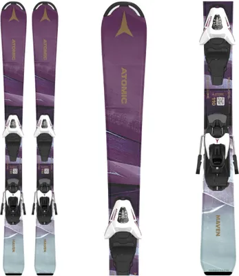 Produktbild von Atomic MAVEN GIRL (100-120) + C5 GW Mädchen Ski Alpin 24/25 lila 120